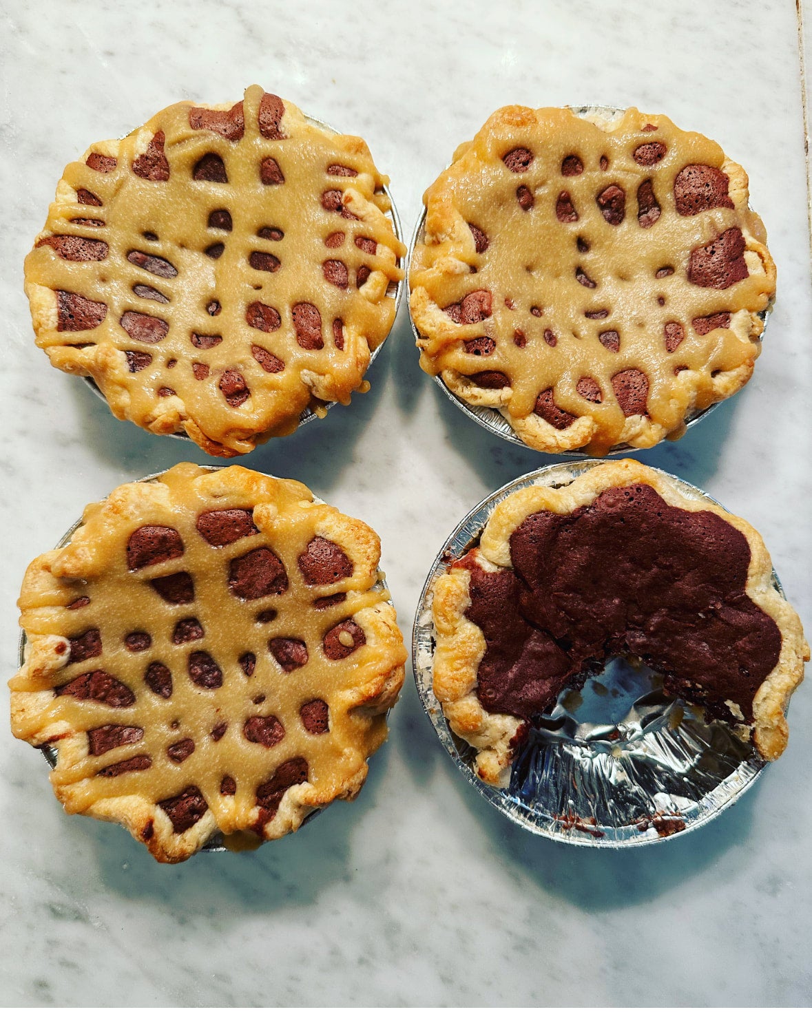 Chocolate Caramel Pecan Butter & Crumb Pie Company