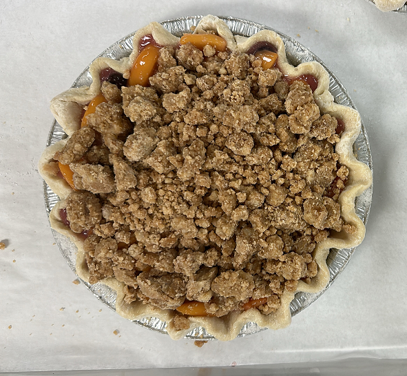 Peach Blueberry Crumb Pie Butter & Crumb Pie Company